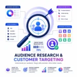 amsas audience research & customer targeting icon for performance marketing service