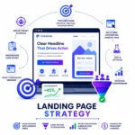 amsas landing page strategy icon for performance marketing service