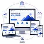 amsas responsive web design icon for website development