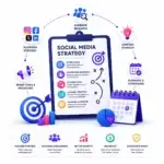amsas social media strategy icon for social media marketing services