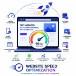amsas website speed optimization icon for webstie develeopment